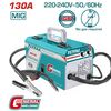 Ηλεκτροκόλληση inverter FCAW 230V130A χωρίς αέριο Total TFC1301
