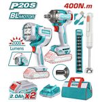 set-mpoylonokleido-and-proboleas-mpatarias-20v-and-mplenter-kheiros-me-2-mpataries-2-0ah-and-fortisti-total-tosli240961e