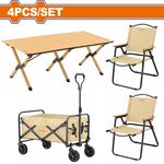 set-epipla-kampingk-4-tmkh-me-karotsi-trapezi-and-2-karekles-wadfow-wcps9101