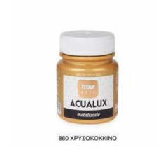 Μεταλλικό χρώμα νερού παλιό χρυσό Acualux Metalizado Titan 75ml