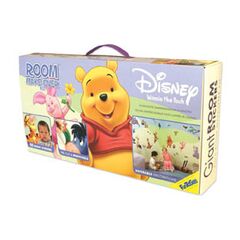 Winnie the pooh  σετ βαλιτσακι με αυτοκολλητα τοιχου.