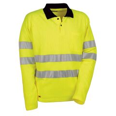 Polo Μπλουζάκι Αντανακλαστικό Cofra New Sun yellow