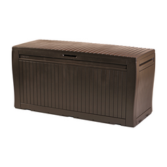 Μπαούλο αποθήκευσης κήπου πλαστικό καφέ Comfy 270LT Keter 117x45x57cm