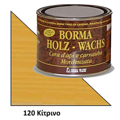 keri-syntiritiko-melissas-karnaoympas-se-pasta-khromatismoy-ksylon-mat-kitrino-0120120-borma-wachs-holzwachs-500ml