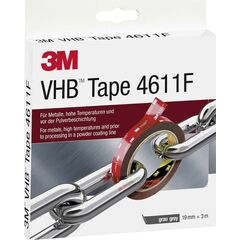 Ταινία διπλής όψης αφρώδης ακρυλική VHB 4611F 19mm x 3 Mέτρα 3Μ™