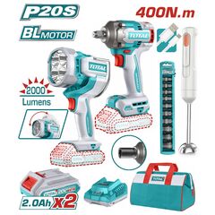 set-mpoylonokleido-and-proboleas-mpatarias-20v-and-mplenter-kheiros-me-2-mpataries-2-0ah-and-fortisti-total-tosli240961e