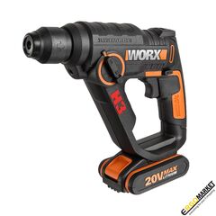 WX390.1 Περιστροφικό πιστολέτο 3 σε 1 με μπαταρία 20V H3 Max Lithium Ion WORX