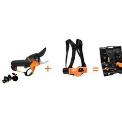 BCL22  Κλαδευτήρι μπαταρίας 55mm + BCL1B2 Μπαταρία ιόντων λιθίου 1730W Bahco