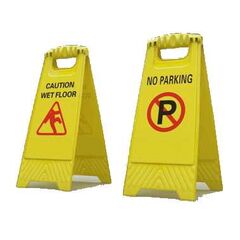 wet floor -no parking
