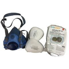 ΜΑΣΚΑ ΠΡΟΣΤΑΣΙΑ ΜΙΣΟΥ ΠΡΟΣΩΠΟΥ POLYGARD 7500P