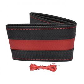 kalymma-timonioy-aytokinitoy-dermatini-rafto-eksogazo-mayro-kokkino-medium-37-39cm-otom-stitching-dk-301-12266