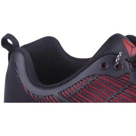 Παπούτσι ασφαλείας με συνθετική προστασία μαύρο-κόκκινο S1P SRC Delta Sport Delta Plus
