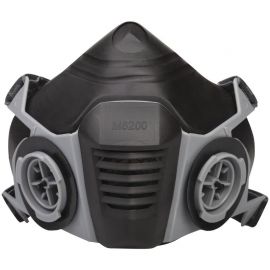 Μάσκα προστασίας μισού προσώπου γυμνή από θερμοπλαστικό μαύρο-γκρι Μ6200 JUPITER DELTA PLUS