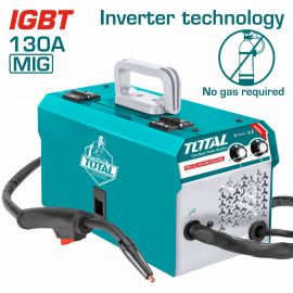 Ηλεκτροκόλληση inverter FCAW 230V/130A χωρίς αέριο Total TFC1301