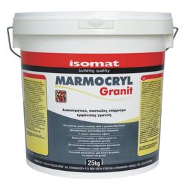 Διακοσμητικό παστώδες επίχρισμα τοίχου Marmocryl Granit Isomat 25kg