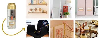 10 IKEA Hacks με χρυσό χρώμα σε σπρέι..!