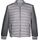 Μπουφάν nylon με fleece, Μαύρο-Γκρι Fageo 515