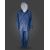 Αδιάβροχο κοστούμι PU/PVC με κουκούλα μπλε Galaxy Comfort Plus