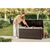 Μπαούλο αποθήκευσης κήπου πλαστικό κaφέ Kentwood 350LT Keter 128x54x59cm