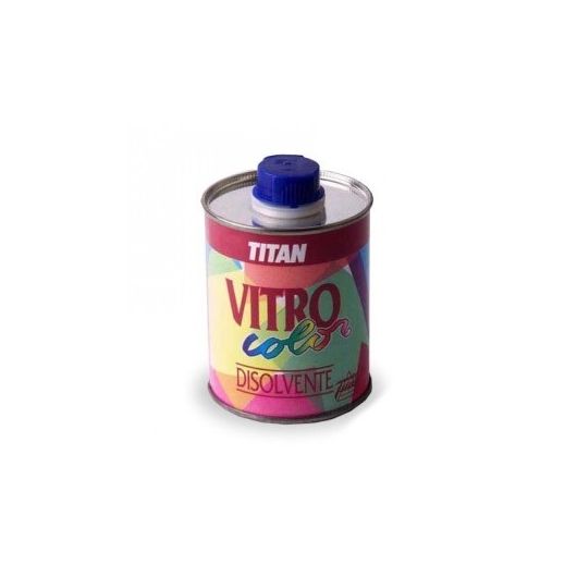 Διαλυτικό χρωμάτων για βιτρώ κατασκευές Vitro Color Disolvente TITAN 250ml