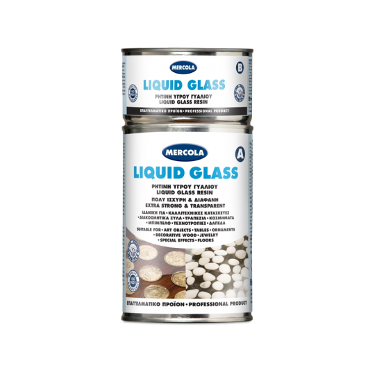 Liquid Glass Υγρό γυαλί δύο συστατικών (Α+Β) Mercola 320gr