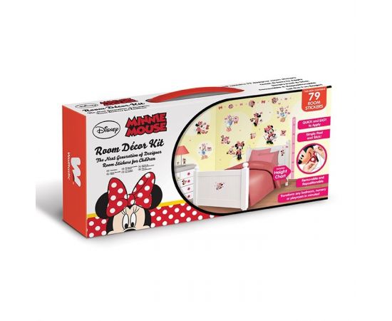Αυτοκόλλητα Minnie mouse Room Decor Kit Club