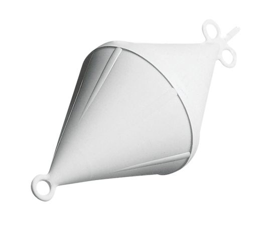 Σημαδούρα αγκυροβολίου δικωνική σκληρή πλαστική λευκή Ø220mm