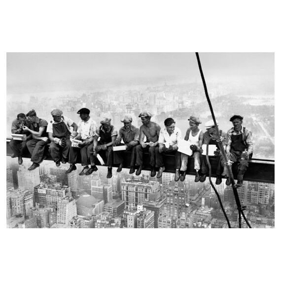 Eating above Manhattan 00672 Giant Arts 115 x 175cm