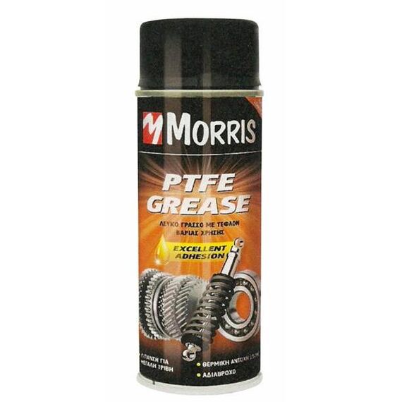 Λευκό γράσσο με τεφλόν σε σπρέι MORRIS 400ml