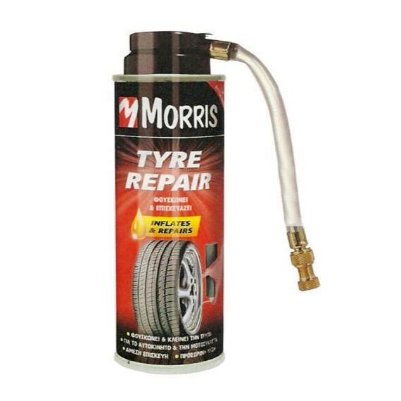 Σπρέι επισκευής ελαστικών αυτοκινήτου Morris 400ml