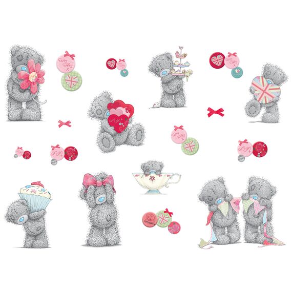 Αυτοκολλητο mini tatty teddy celebretion