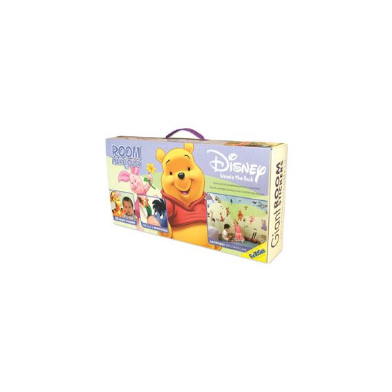 Winnie the pooh  σετ βαλιτσακι με αυτοκολλητα τοιχου.