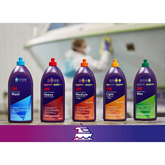 αλοιφή μεσαια με κερί 3M Perfect-It Gelcoat Light Cutting Polish & Wax