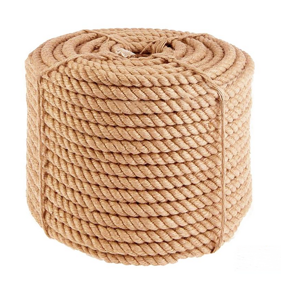 Διακοσμητικό σχοινί γιούτα 14mm 1Kg περίπου 10 Μέτρα