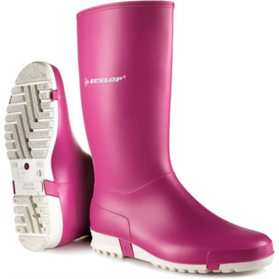 Γυναικεία αδιάβροχη γαλότσα ροζ Dunlop sport pink 019