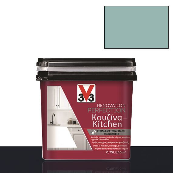 Χρώμα DIY ανακαίνισης κουζίνας V33 Renovation Perfection Kitchen 0,75LT