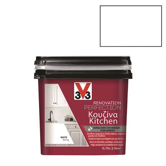 Χρώμα DIY ανακαίνισης κουζίνας V33 Renovation Perfection Kitchen 0,75LT