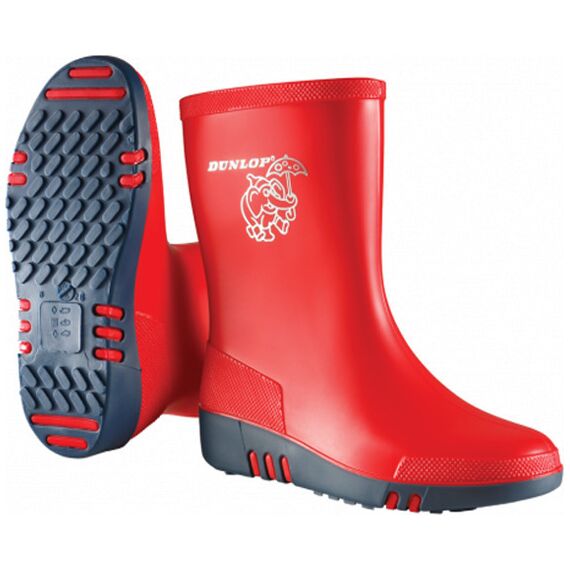 paidiko-mpotaki-kokkino-mini-elephant-kids-wellington-boots-dunlop
