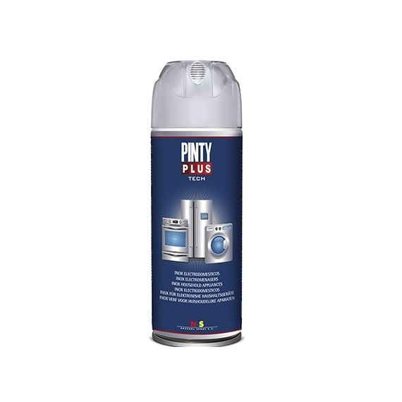Χρώμα σε σπρέι για λευκές συσκευές inox Pintyplus 400ml
