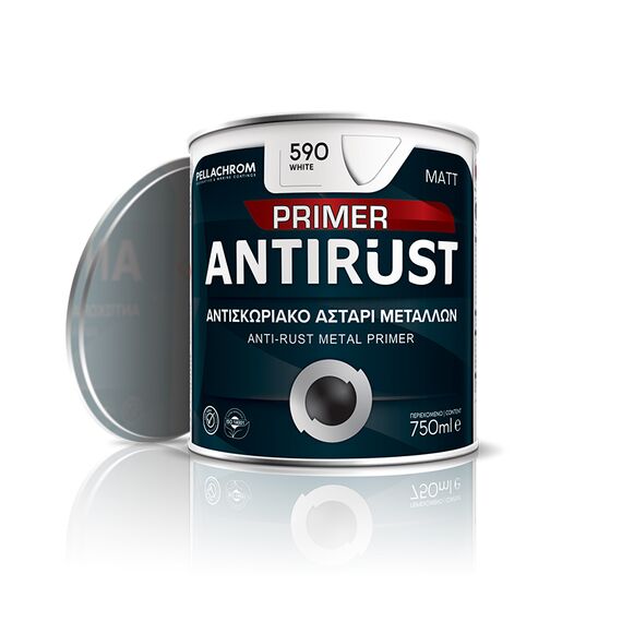 Αντισκωριακό αλκυδικό αστάρι μετάλλου ANTIRUST 750ml