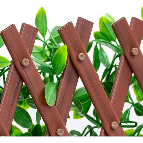 synthetiki-fyllosia-me-pergkola-pvc-dikhromi-prasini-0-90x1-80m-grasher-gd010-103870