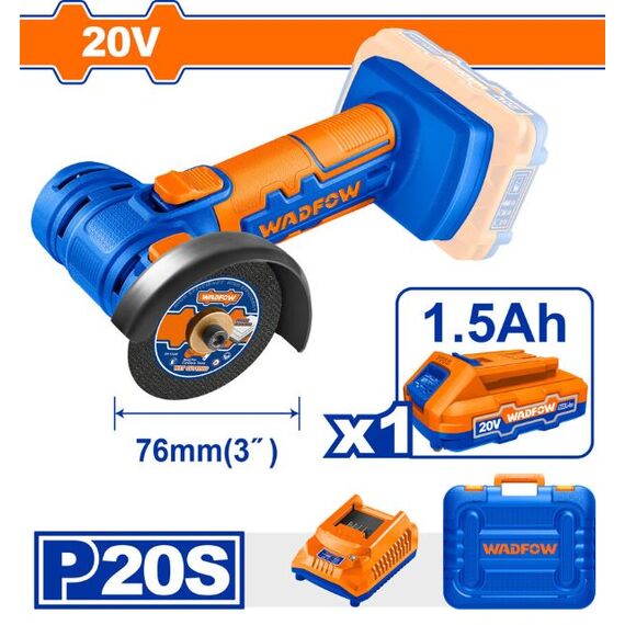 goniakos-trokhos-mini-76mm-mpatarias-li-ion-12v-1.5ah-me-mpataria-wadfow-wlap571