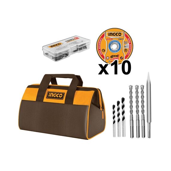set-goniakos-trokhos-and-kroystiko-drapanokatsabido-and-pistoleto-brushless-20v-me-2-mpataries-4ah-kai-thiki-ingco-cosli240202