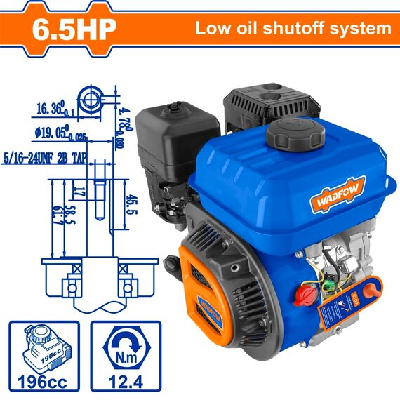 kinitiras-benzinis-196cc-6.5hp-me-sfina-kai-rezerboyar-3.6lt-wadfow-wgnaa168q