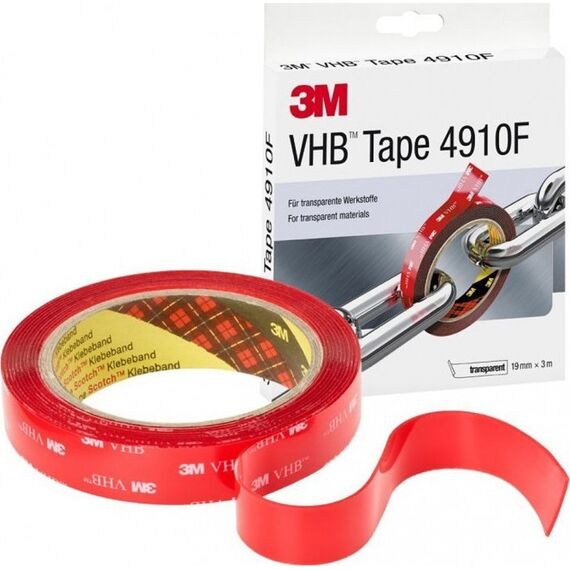 3Μ Ταινία διπλής όψης ισχυρής συγκόλλησης VHB 4910 19mm x 3 Mέτρα