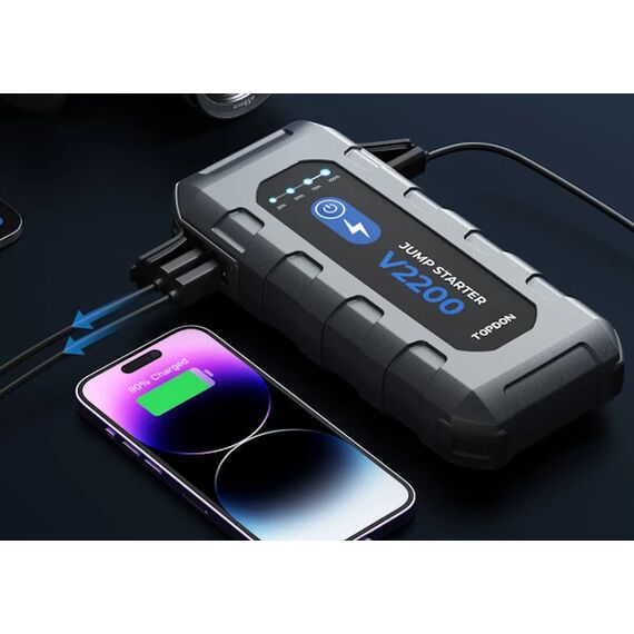 ekkinitis-mpatarion-lithioy-aytokinitoy-2-se-1-me-power-bank-and-led-fako-2200a-topdon-v2200