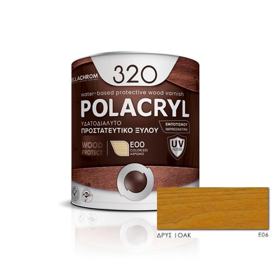Συντηρητικό βερνίκι εμποτισμού ξύλου POLACRYL 320