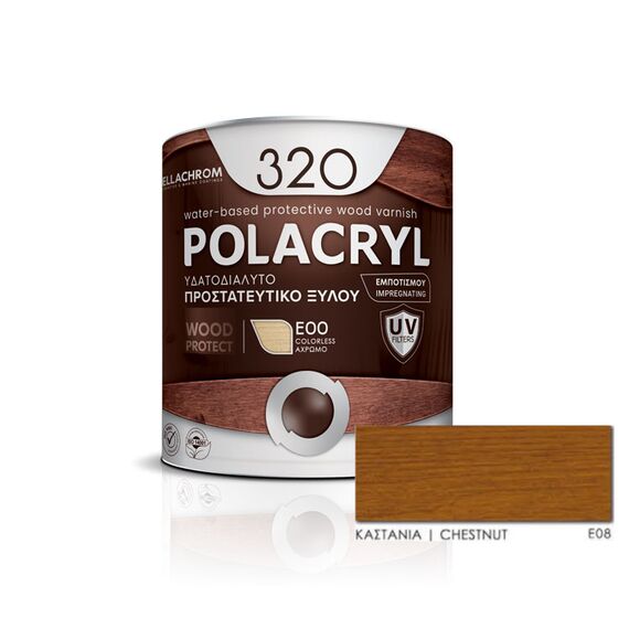 Συντηρητικό βερνίκι εμποτισμού ξύλου POLACRYL 320