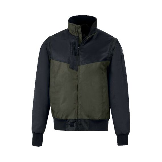 mpoyfan-tzaket-ergasias-me-apospomena-manikia-polyestera-khaki-mayro-reno2-delta-plus