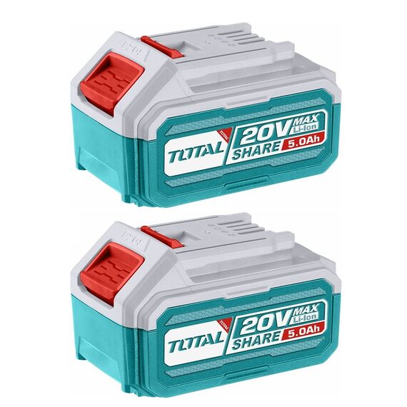 set-2-mpatarion-lithioy-20v-5ah-me-led-endeiksi-total-tosli240464e
